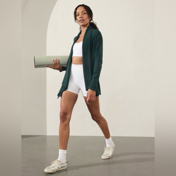 Athleta Pranayama Restore Rib Wrap // Cypress - Picture 1 of 13